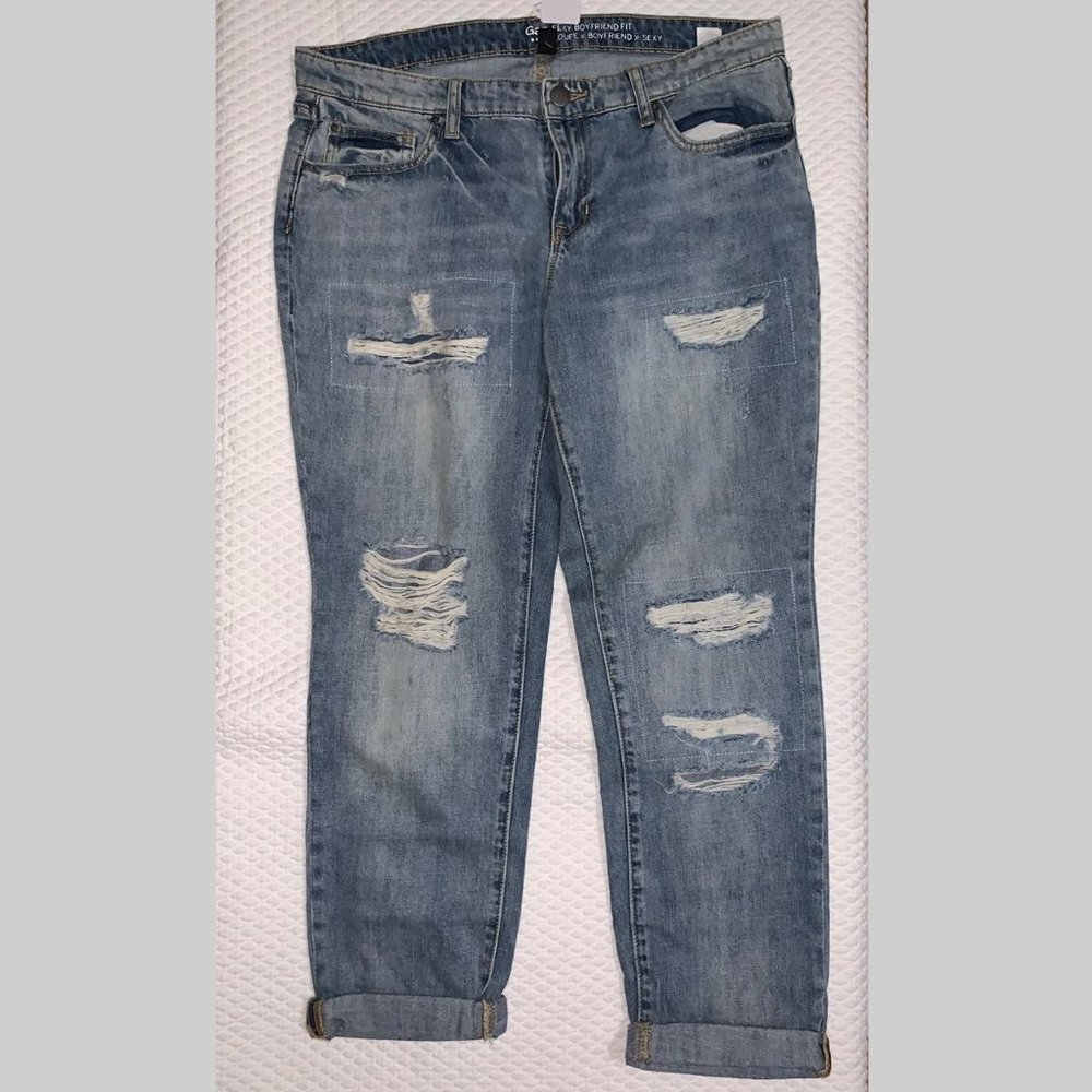 Gap Sexy Boyfriend Jeans 12/31
